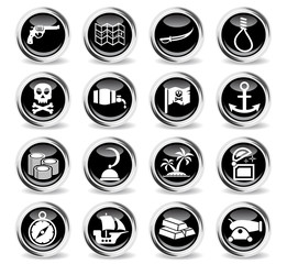 pirates icon set