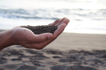 Fuerteventura - volcanic sand