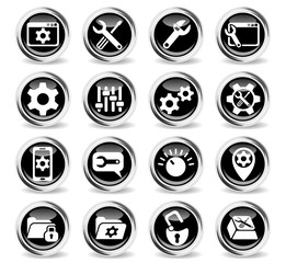 settings icon set
