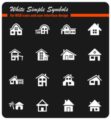 Fototapeta premium house type icon set