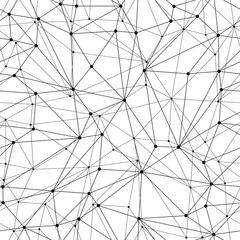 Obraz premium Geometric Mesh Seamless Pattern