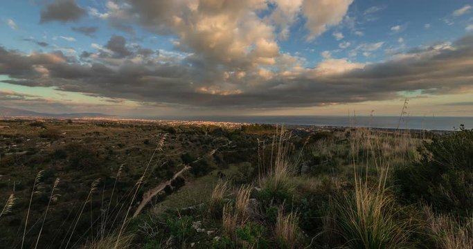 Time Lapse della Valle Calabrese tra le Montagne