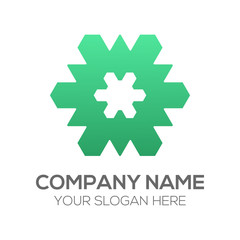 Green Abstract Logo