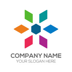 Colorful Abstract Logo Vector 