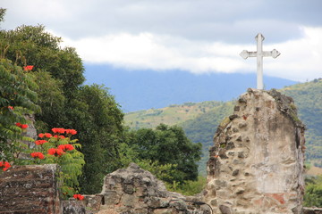Fototapeta premium San Francisco Church, Guatemala ,Antigua