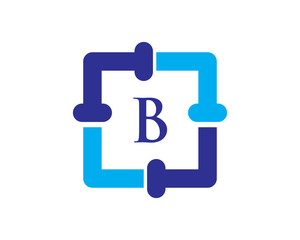 B Letter Plumbing Service Logo