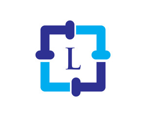 L Letter Plumbing Service Logo