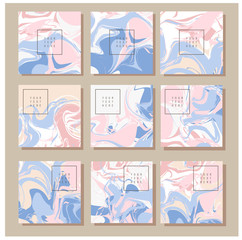 Fototapeta premium Marble texture on invitation card.