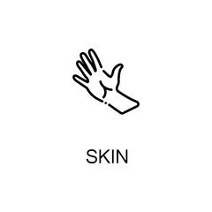 Human skin icon