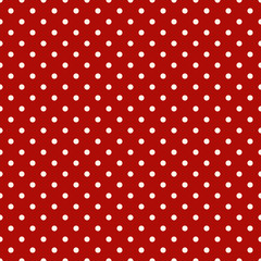 Seamless surface pattern with geometric ornament. Polka dot texture. Repeated circles motif. Bubble abstract background. © funkyplayer