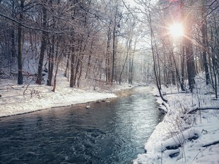 Winter river © P.Ch. Fotografia