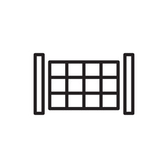 fence icon illustration