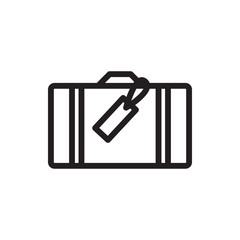 luggage icon illustration
