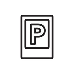 parking icon illustration