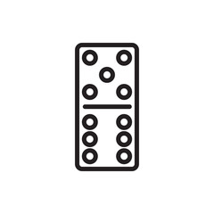 Fototapeta na wymiar domino icon illustration