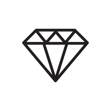 Diamond icon illustration