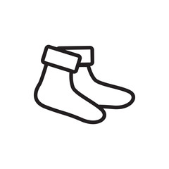 socks icon illustration