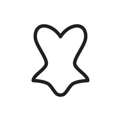corset icon illustration