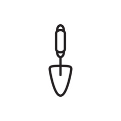 trowel icon illustration