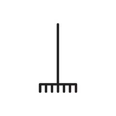 rake icon illustration