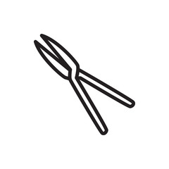garden tools icon illustration