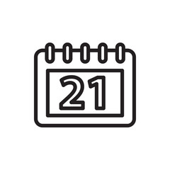 calendar icon illustration