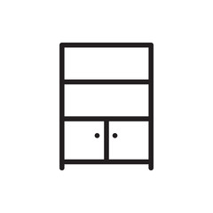 cupboard icon illustration