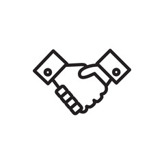 handshake  icon illustration