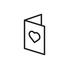 love card icon illustration