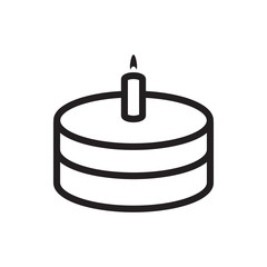 cake icon illustration