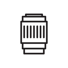 camera lense icon illustration