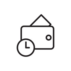 wallet  icon illustration