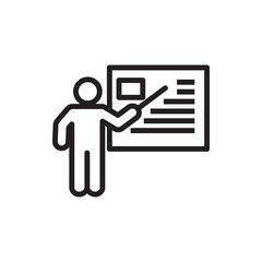 teacher icon illustration