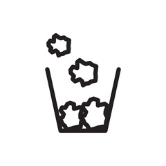 trash bin icon illustration
