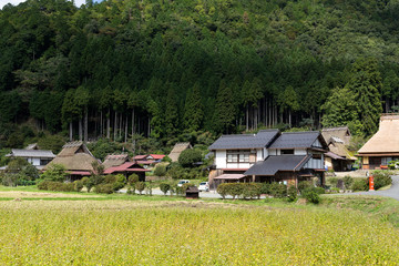 Miyama village in Kyoto of japan