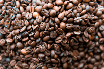 roasted coffee beans, can be used as a background