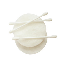 Cotton Swabs And Sticks Isolated On White