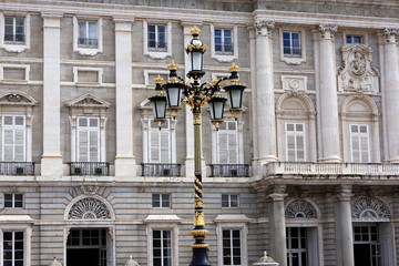 The Royal Palace of Madrid, the official residence of the Spanish Royal Family, used for state ceremonies