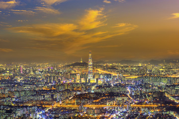 Seoul capital skyline and new landmark.