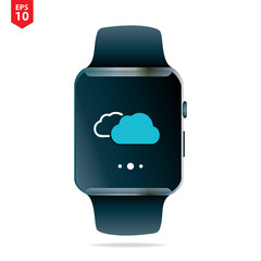 Smartwatch Design Template for Digital Illustration