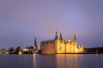 Fototapeta premium Frederiksborg Palace in Hillerod, Denmark