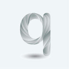 q logo letter typography for brand and company identity