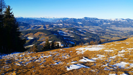 Blick vom Schöckl Richtung Semriach
