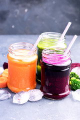 Vegetables smoothie Carrot Beet Broccoli