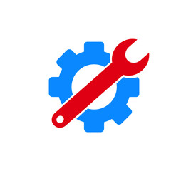 Settings icon vector. Symbol