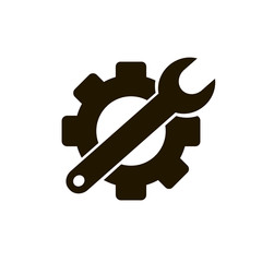 Settings icon vector. Symbol