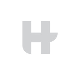 h logo letter typography for brand and company identity