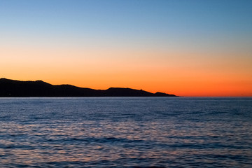 Sunset in St. Florent.