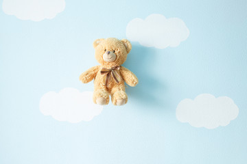 Flying toy Teddy bear