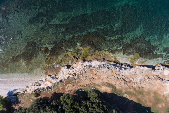 Holiday in Lanterna Croatia Aerial Drone Photo